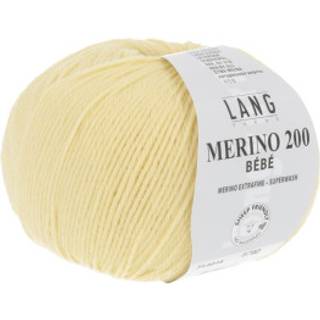 Lang Yarns Merino 200 Bébé - Is blå