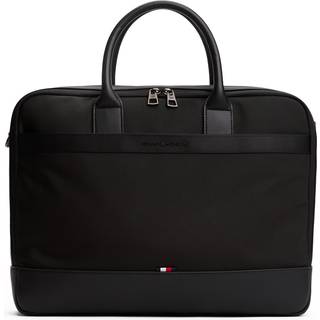 Metal Logo Travel Crossbody Laptop Bag