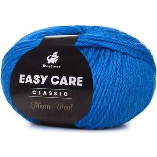 Mayflower Easy Care CLASSIC 224 Kobboltblå Indhold: 100 % Ren merinould Vægt/længde: 50 g = ca. 106 m Anbefalet pind: 4 mm Strikkefasthed: 10 x 10 cm = 22 m x 28 p Vask: Maskinvask ved 40°C.Anvend ikke alm. flydende vaskemiddel. Flydende uldvaskemiddel kan anvendes.