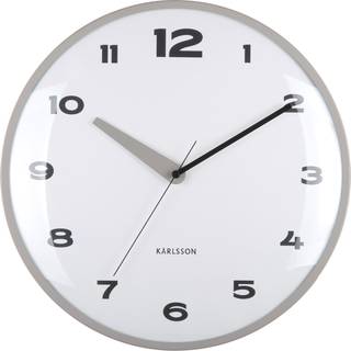 Karlsson Brisk Dome Vægur KA6028GY - Unisex - 40 cm - Quartz