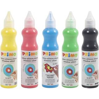 Vinduesmaling i Ass. Farver - 5 x 75 ml