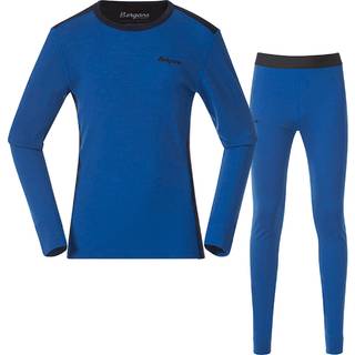 Bergans  Kids/Junior Allround Merino Baselayer Set Kids/Junior Space Blue/navy Blue, 116