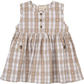 PETIT PIAO Kjole SL Woven - WHITEHEART
