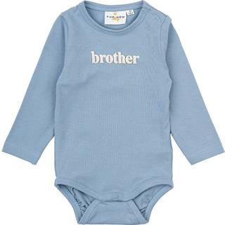 The New Siblings GOTS Nolan Body Ashley Blue 80 cm  Blå  80 cm  mand