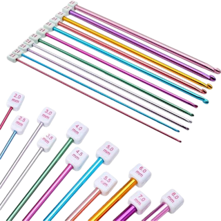 Hæklenålesæt Tunesisk - Komplet Sæt