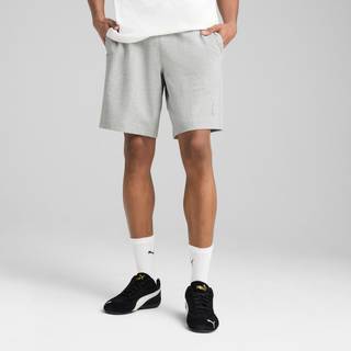 Men&#39;s Puma Essentials Elevated 9&#34; Shorts, Gray, Size L, Clothing - Light Gray Heather - L