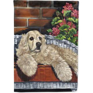 Caroline's Treasures PPP3074GF Cocker Spaniel Life Is Good Garden Flag Mailbox Flag Decorative Yard Flag Banner Uden for g?rdhave Artwork Yard Fl