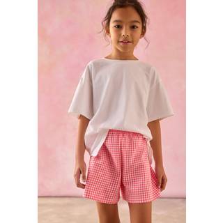 Next Red Gingham 100% Cotton Pull On Textured Shorts (3-16yrs) - 140cm (10 Years)
