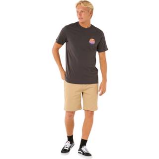 Rip Curl Wettie Passage Icon Tee T-shirt Herrer størrelse M farve grå