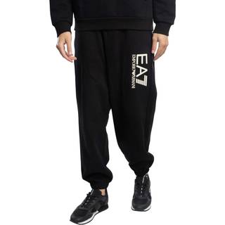 EA7 Emporio Armani Side Logo Jogging Bottoms Black