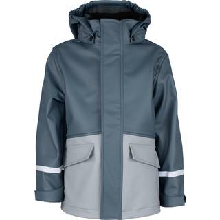 Lindberg Kids' Vestby Rain Jacket Fleece Blue/grey, 110