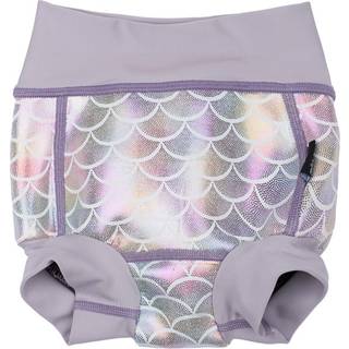 Mikk-Line Kid's Baby Swim Pant Frill Recycled AOP Badebukser Børn størrelse 3-6 Months farve lilla