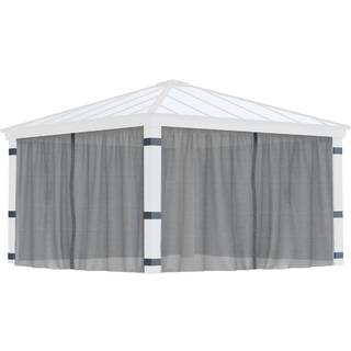 Canopia by Palram myggenet til Dallas pavillon, sort, 4,2 meter - 4 stk.