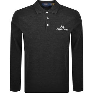 Ralph Lauren Long Sleeved Polo T Shirt Black