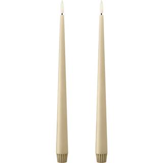 Ester & Erik Led-lys 2-pak 30 Cm - LED-lys Voks Pale Ginger - L30-14