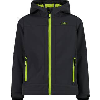 CMP Boy's Jacket Fix Hood Softshell Softshelljakke Børn størrelse 98 farve sort