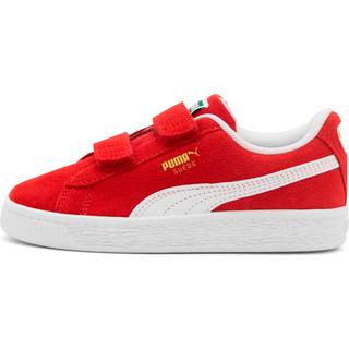 Puma Suede Classics Sneakers Kids, Red, Size 34.5, Shoes - White - 34.5