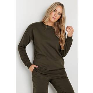 Lts Tall Chocolate Brown Crew Neck Sweatshirt Size 14