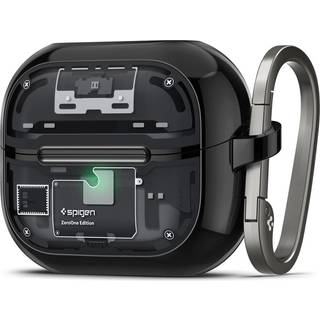 Spigen Ultra Hybrid Designet til Samsung Galaxy Buds3 Pro og Buds 3 (2024) Beskyttelsesetui med karabinhage - Zero One