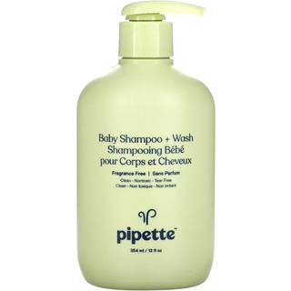 Pipette Baby Shampoo + Wash Fragrance Gratis 12 fl oz (354 ml)