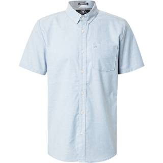 Volcom Everett Oxford S/S Skjorte Herrer størrelse L farve grå