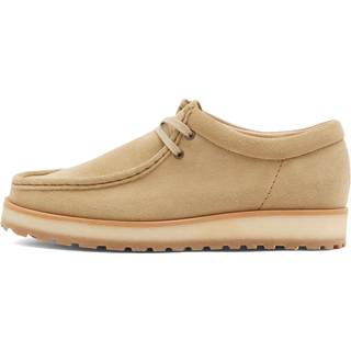 Clarkstil mænd. 26180446 Walla Scout Lo grønne lædersko (42.5), Fast, Ruskind, Blonder, Casual