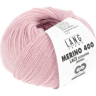 Lang Yarns Merino 400 Lace 119 Indhold: 100% Merinould Vægt/længde: 25g = ca. 200 meter Anbefalede pinde: 2.5-3.5 mm. Strikkefasthed: 10 x 10 cm = 32 m x 42 p Vask: Maskinvask 30 ℃ / Tåler ikke tørretumbling / Brug aldrig skyllemiddel.
