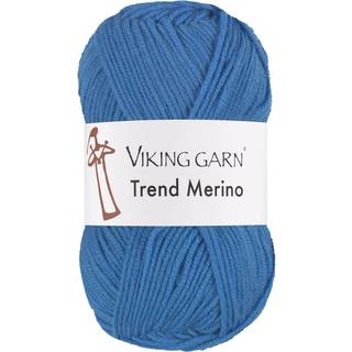 Viking Trend Merino 484 Kongeblå Indhold: 100% Ekstrafin merinould Vægt/længde: 50 gram = ca. 125 meter Anbefalede pinde: 4.5 mm Strikkefasthed: 10 cm = 20 m Vask: Kan vaskes på skånsom maskinvask / Maks. 30ºC / Tørres fladt.