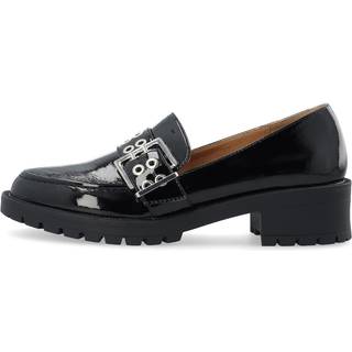 Bianco - Biapearl Buckle Loafer - Damesko - Black Patent - 41