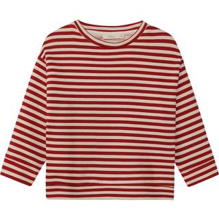 Fliink Alvin Sweatshirt POMPEIAN RED/ SANDSHELL 2 Y  Rød  2 år  Unisex