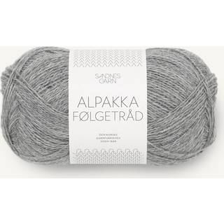 Alpakka Følgetråd Gråmelert 1042