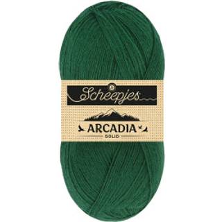 Scheepjes Arcadia 809 Eden (Solid) Indhold: 75% Superwash uld /25% polyamid Vægt/længde: 100 gram = ca. 396 meter Anbefalede pinde: 2.5-3.0 mm Strikkefasthed: 10 x 10 cm = 36m x 44p Vask: Maskinvask 30 °C.