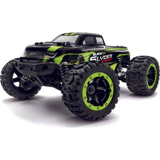 BlackZon Slyder Monster Turbo 1:16 2.4GHz RTR 4WD LED Vandtæt Sort/Grøn [Levering: 1-2 dage]