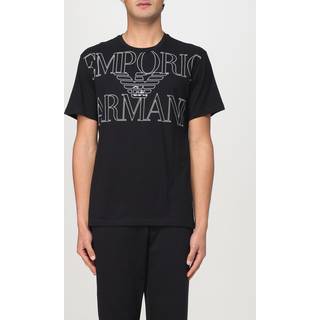 Emporio Armani Short Sleeve Logo T Shirt Black