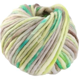 Lana Grossa Confetti 011 Lysegrå/Jade/Sivgrøn/Bleggrøn Indhold: 100% ren, ny merinould Vægt/Længde: 100 g = ca. 50 meter Anbefalede pinde: 10-12 mm Strikkefasthed: 10 x 10 cm = 7.5 m x 10 p Vask:Håndvask / Tørres fladt.