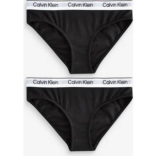Icon 2-pak Bikini Brief Underbukser, Black, 128-140 cm