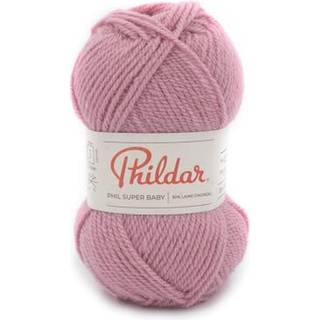 Phildar Super Baby Rose te Indhold: 70% Akryl, 30% kæmmet lammeuld Vægt/længde: 25 g = ca. 107 m Anbefalede pinde: 2½ -3 mm Strikkefasthed:10 cm x 10 cm = 30 m x 40 r Kan vaskes på maskine, maks. 30ºC / Tørres fladt .