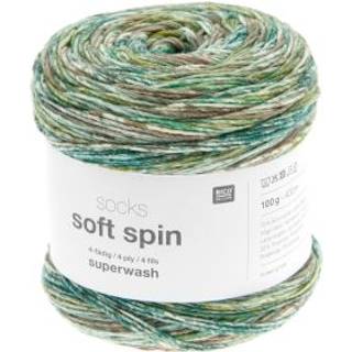 Socks Soft Spin 4-fädig - Forest Greens