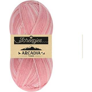 Scheepjes Arcadia 706 Hillier (Tones) Indhold: 75% Superwash uld /25% polyamid Vægt/længde: 100 gram = ca. 396 meter Anbefalede pinde: 2.5-3.0 mm Strikkefasthed: 10 x 10 cm = 36m x 44p Vask: Maskinvask 30 °C.