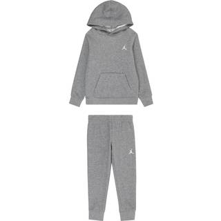 Jordan Jordan Grey Little Kids Brooklyn Overhead Hoodie and Joggers Tracksuit