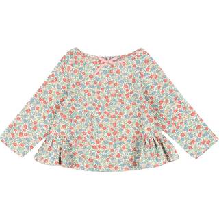 Konges Sløjd GOTS Elin Bow Bluse Fiola 4 Y  Creme  4 år  kvinde