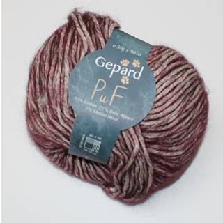 Gepard PuF - Bordeaux farve 480 - 50g