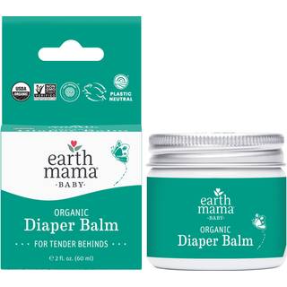Earth Mama Organic Diaper Balm 2-Ounce | Blecreme til baby | EWG verificeret petroleum og kunstig duftfri med calendula for f?lsom hud
