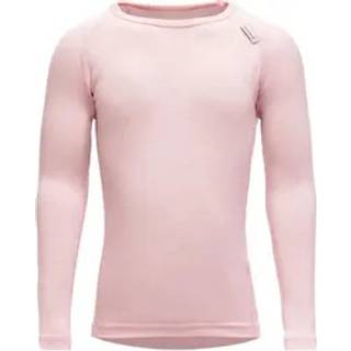 Devold Kid's Breeze Merino Shirt Merino undertøj Børn størrelse 2 Years farve pink