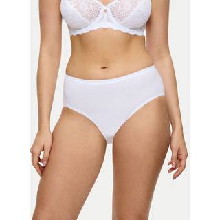 Triumph Sense Of Cotton midi trusse, hvid, Størrelse: 36, Dame