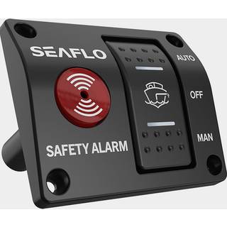 Kontrolpanel til elektrisk lænsepumpe med niveaualarm SEAFLO Alarm Switch Panel, 12V/20 A