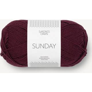 Sunday garn fra Sandnes Garn - Dyb burgunder