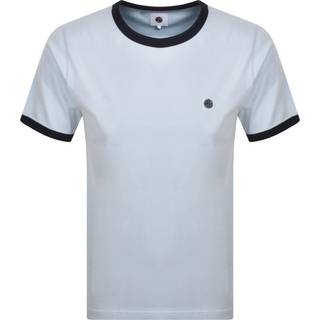 Pretty Green Eclipse Ringer T Shirt Blue
