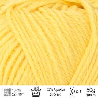 Alpakka uld garn fra Sandnes Garn - Lemon