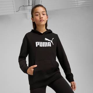 Women&#39;s Puma ESS No. 1 Logo Hoodie Youth, Black, Size 15-16Y, Clothing - Black - 15-16Y